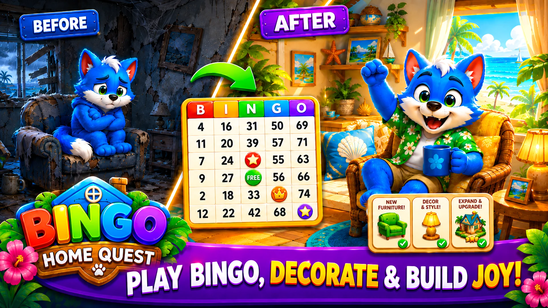 Bingo Mega: Bingo Offline Game screenshot